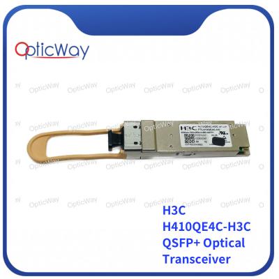 Китай MM QSFP+ оптический приемопередатчик H410QE4C-H3C FTL410QE4C-HC 40Gbps 100m 850nm продается