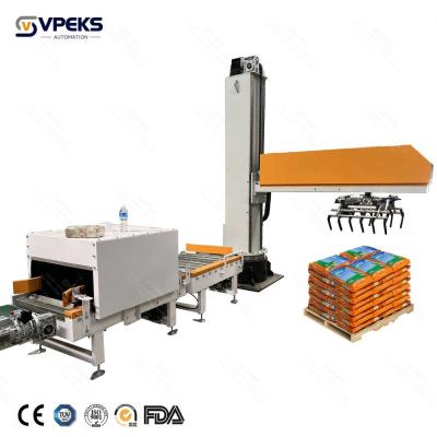 China High Level Case Palletizer Automatic Palletizer Machine For ABB Robotic Bag Palletizing for sale