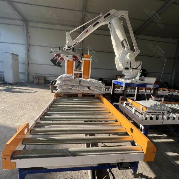Quality Robotic Automatic Pallet Stacker With Repeatability 0.1mm for sale
