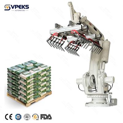 China Robot Mechanical Stacker Robotic Pallet Stacking Machine for sale
