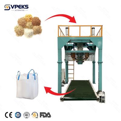 China PLC Control 1000 Bags/Hour Jumbo Bag Ton Bag Filling Machine for sale