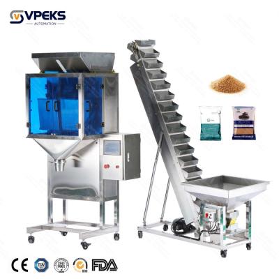 China High Speed Semi Automatic Packing Machine Compost Bagging Machine 25kg 50kg for sale