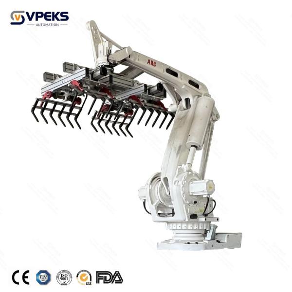 Quality Industrial Robotic Arm Automatic Bag Palletizer Mechanical Palletizing Pallet Stacking Machine for sale