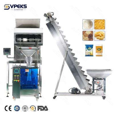 China Granule Automatic Small Bag Pouch Weighing Packing Machine 10-60 Bag/Min for sale