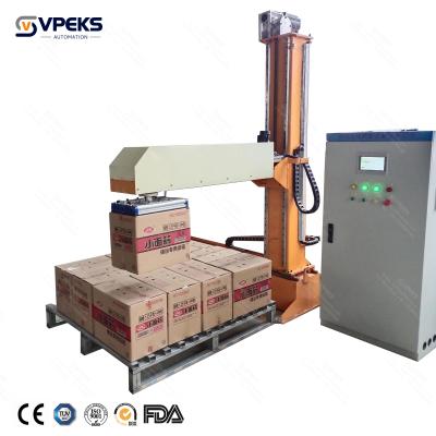 China Case Box Bottle Automatic Palletizer Machine Single Column Robot Palletising System for sale
