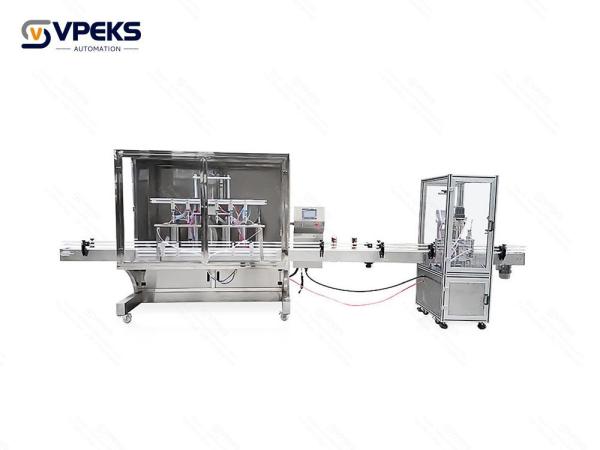 Quality Servo Motor Piston Driven Automatic Bottle Filling Machine for sale