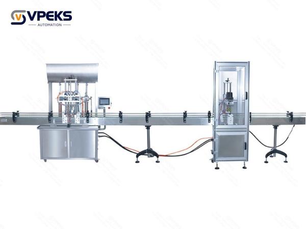 Quality Servo Motor Piston Driven Automatic Bottle Filling Machine for sale