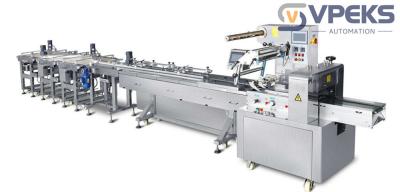 China Horizontal Flow Wrapping Equipment Automatic 65-190mm Bag for sale