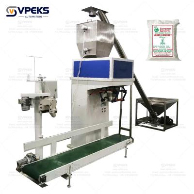China Semi Automatic Bagging Machine For 10-50kg Bags With 400-600bags/Hr Speed for sale