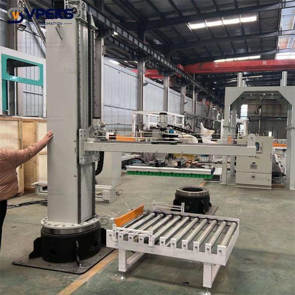 Quality Automatic Pallet Stacker Low Level Palletizer Machine With 0.8Mpa Air Supply for sale