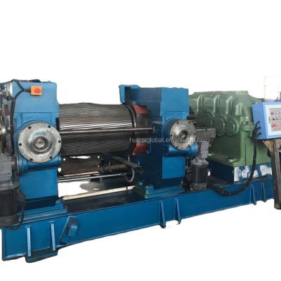 China ISO9001 Certified XKP-560 Rubber Crushing Mill in Blue Color for Rubber Mixing for sale