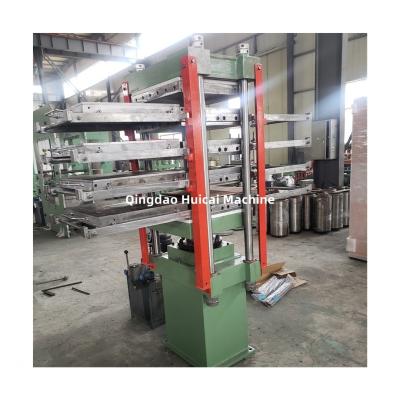 China Nominal Molding Power 0.50 MN Rubber Tile Vulcanizing Press with 3000 Tile Capacity for sale