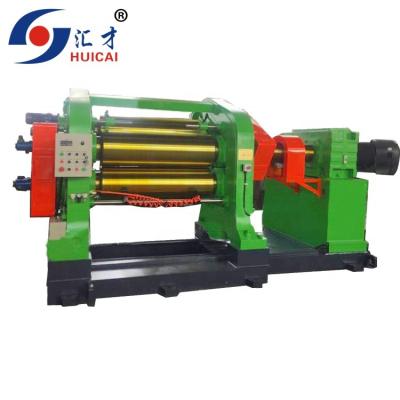 Chine Machine à calender en caoutchouc à rouleaux en fonte refroidis pour la production de caoutchouc bleu/vert à vendre