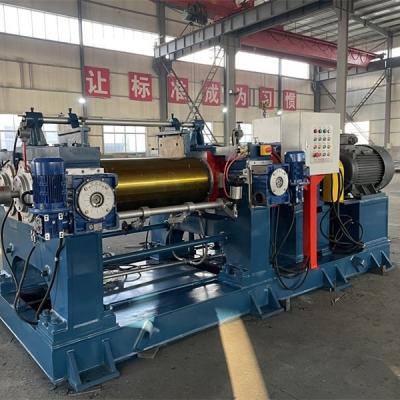 China 1 1.27m/min Friction Ratio Open Mixing Mill Rubber Making Machine for Advanced Mixing for sale