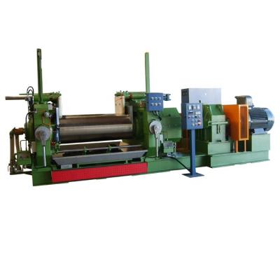 Chine Ligne de production de feuilles de caoutchouc Machine de broyage de feuilles de caoutchouc de diamètre de rouleau de 450 mm à vendre