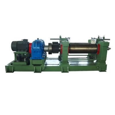 China XK-400 Rubber Two Roll Open Mixing Mill and for Manufacturing Plant in Blue/Green for sale