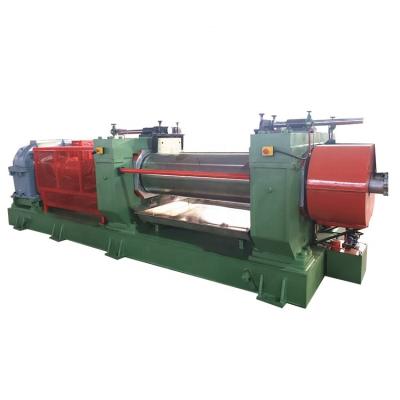 China Rubber Mixing Two Roll Mill Machine with Front Roll Speed 21-22 rpm 6120x2300x2000 for sale