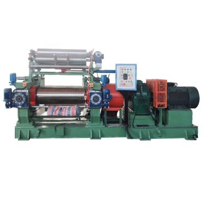 China 450 mm Mixing Roll Open Rubber Mixer with Mixing Mill and Optional Turn Over Device for sale