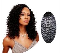 Quality Natural Black 100 Indian Curly Human Hair 14" - 28" , Kinky Curly Human Hair for sale