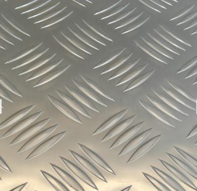 China 3mm Aluminium Tread Plate 3003 5083 1050 Smooth PVC Film Embossed Coated for sale