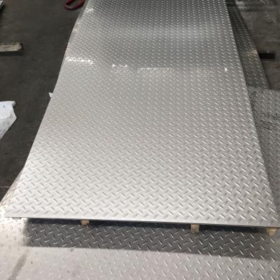 China 1000mm Aluminum Checkered Plate Cold Rolled 2B Finish ASTM Aluminum Diamond Plate Sheets for sale