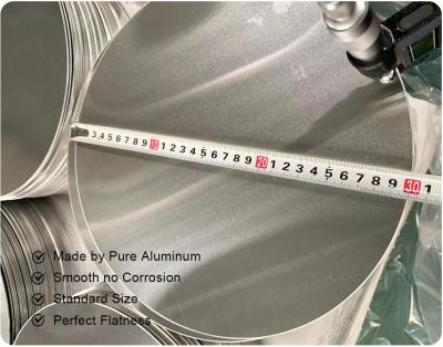 China 1050 1060 1100 Aluminum Circle Plate Alloy 20mm 1300mm For Pan for sale