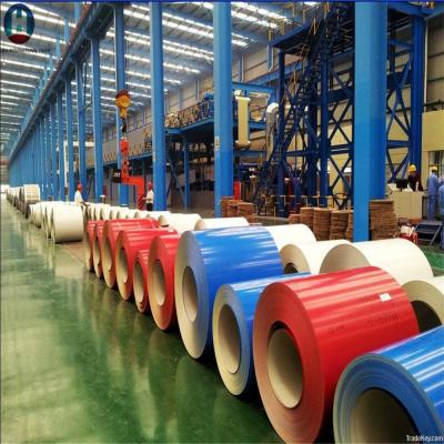 China Prepainted PPGI Color Coated Steel Coil Corrugated Aluminum Plate 0.25-1.0mm for sale