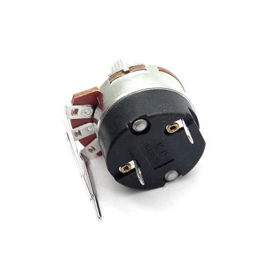 China 24mm Switch Rotary Potentiometer ROHS Bass Treble Pot Top Finger Adjustment for sale