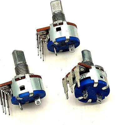 China Diameter 16mm Rotary Switch Potentiometer A10k 3 Pin Speaker Soundbox for sale