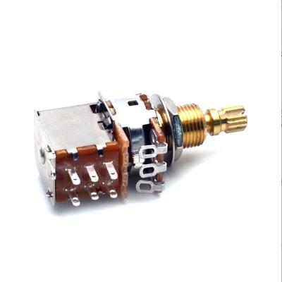 China 16mm Push Pull Potentiometer DPDT Electric Guitar For Electric Bass Guitar for sale