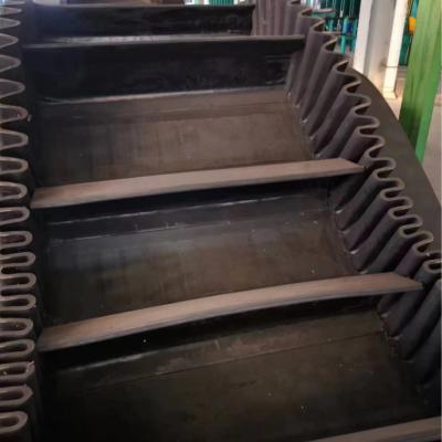 China Steep Angle With High Tensile Strength Corrugated Sidewall Belt EP100 for sale