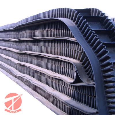 China Customizable Corrugated Sidewall Multi Ply Textile Conveyor Belt With Strong Adhesion for sale