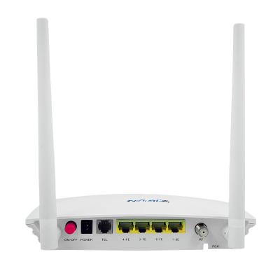 China ZC-520T GPON ONT CATV ONU 1GE 3FE 1POTS WIFI WDM AGC For FTTx Solutions for sale