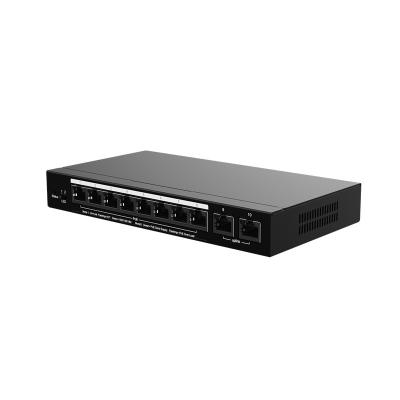 China Managed 10 Port Poe Gigabit Switch ZC-2010P 70W IEEE 802.3at / IEEE 802.3af for sale