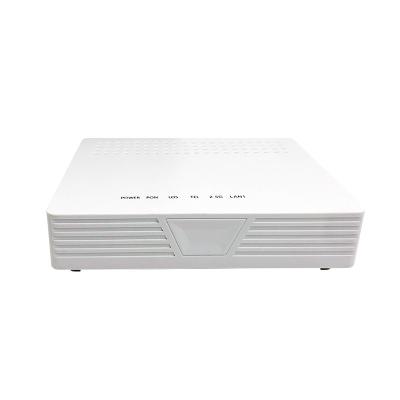 China 12V DC 1A GPON ONU 10GE 1GE 2VOIP XGS PON ONT Optical Network Terminal for sale