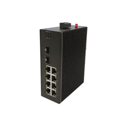 China ZIKUN S2010MG PoE Industrial Ethernet Switch Wall Mount 6 Port Managed Switch for sale