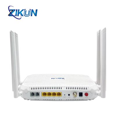 China ZIKUN GPON EPON ONU ZC-521T XPON ONT CATV 2POTS 4GE 6 External Antenna for sale