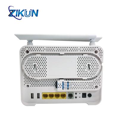 China ZIKUN ZC-521X6 GPON ONT 4GE 1VOIP 2USB AX1800 Dual Band ONU Wifi 6 for sale