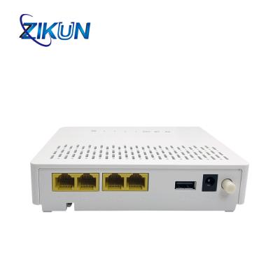 China 12V DC 1A XG PON ONU 4GE 2USB GPON ONT WIFI Router Supports L3 Function for sale