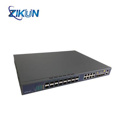 China ZIKUN GPON OLT FTTH EPON GEPON Optical Network Terminal Modem 16 PON Ports for sale