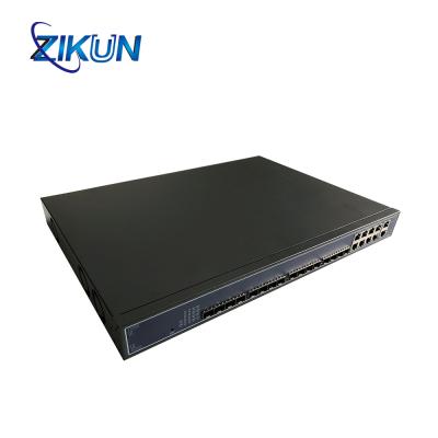 China 8 distância portuária do dispositivo 20km de PON 8 GPON OLT com 4RJ45 GE 2SFP GE 10GE à venda