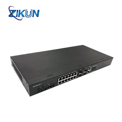 China FTTx Optical Fiber GPON OLT Network Device 4 PORT 10G 4 SFP Slots for sale