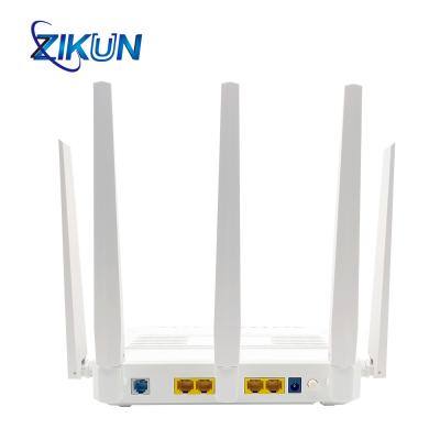 China ZIKUN ONU 10Gbit/s AX3000 WiFi 6 GPON ONT 4GE 1POTS 5 antenas à venda