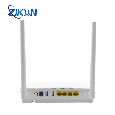 China FTTH 2.4G 5G GPON ONT 4GE AC1200 WiFi 5 Dual Band GPON ONU zu verkaufen