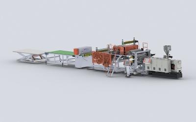 Chine 0.8 - 5 mm épaisseur LVT ligne de production de revêtement de sol en vinyle Lvt machine de fabrication de plancher à vendre