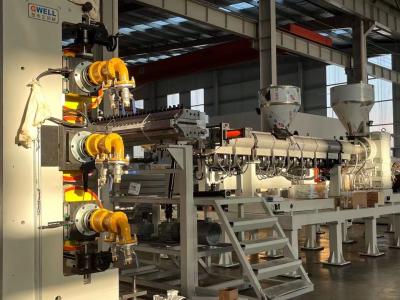 Κίνα Η γραμμή εκτόξευσης ABS GPPS HIPS PMMA για υψηλή σταθερότητα διαστάσεων και αντοχή στη διάβρωση προς πώληση