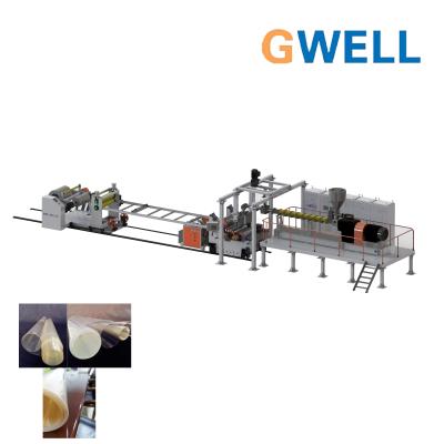 China Plastic Hollow PC Sheet Extrusion Line , Roofing Sheet Tile Producing Machine for sale