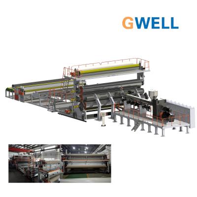 China Linha de produção Waterproofing máquina da membrana do HDPE da extrusão do filme da prova da água do HDPE à venda