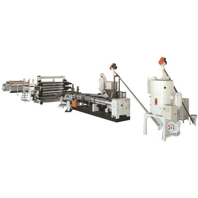 China Single Screw PP Thick Plastic Board Making Machine Extrusion Line for sale
