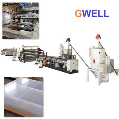 China HIPS Thick Sheet Making Machine HIPS Board Extrusion Line For Use Refrigerator Quality After-sales Service for sale